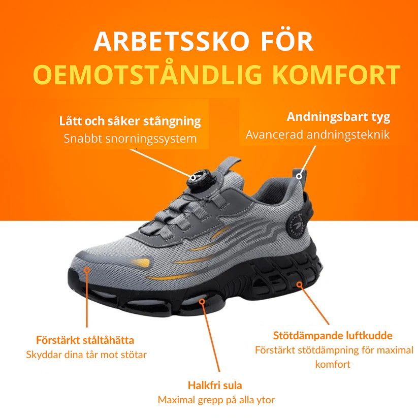 ZibeSweden Skyddsskor - Förstärkt säkerhet, garanterad komfort.